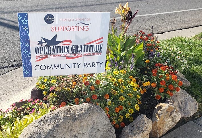 RHP Properties Partners with Operation Gratitude to Support Our Nation's Heroes